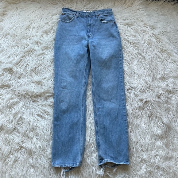 Abercrombie The Ankle Straight Ultra High Rise Jeans‎ - Picture 1 of 4